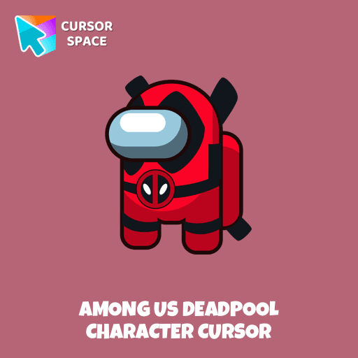 Among Us Deadpool Character cursor pointer cursor